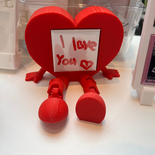 Articulated Heart Fancy Frames Photo Magnet 2x2 (50mm)