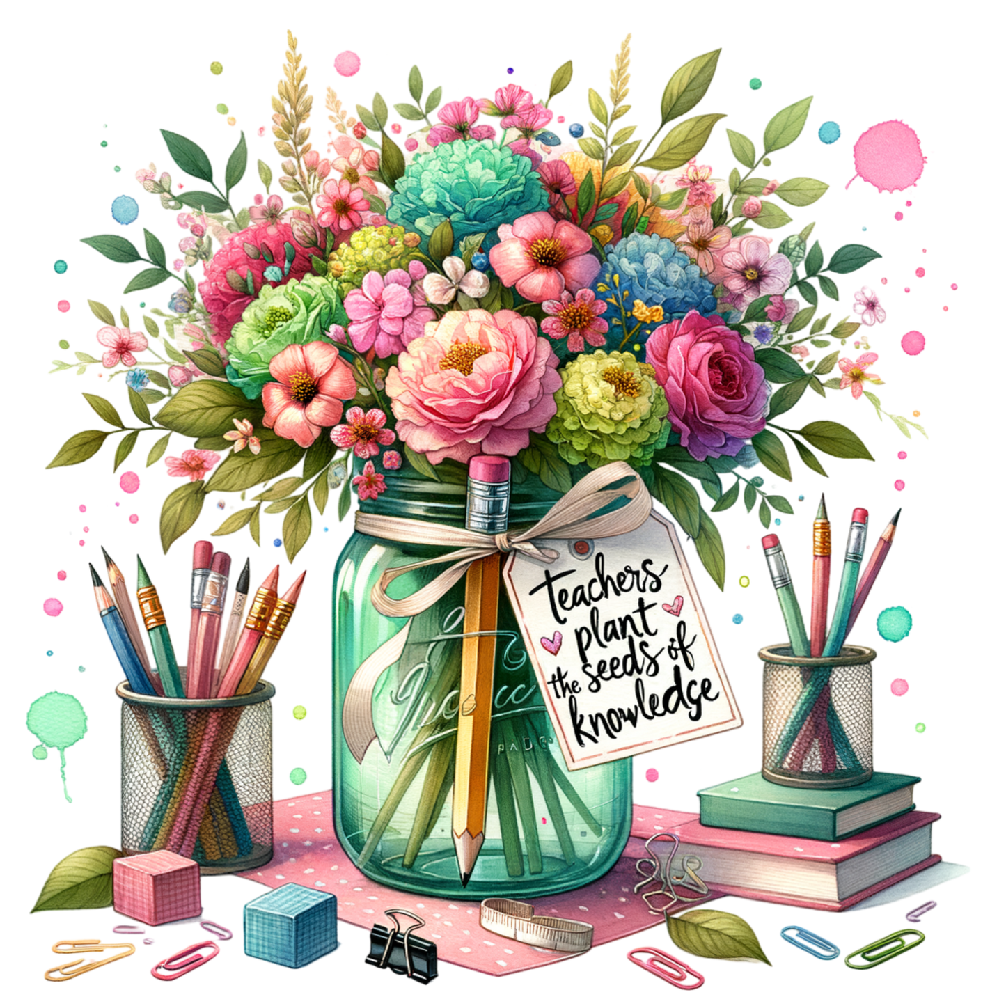 Teacher Appreciation Magnet Pack (2"x2")