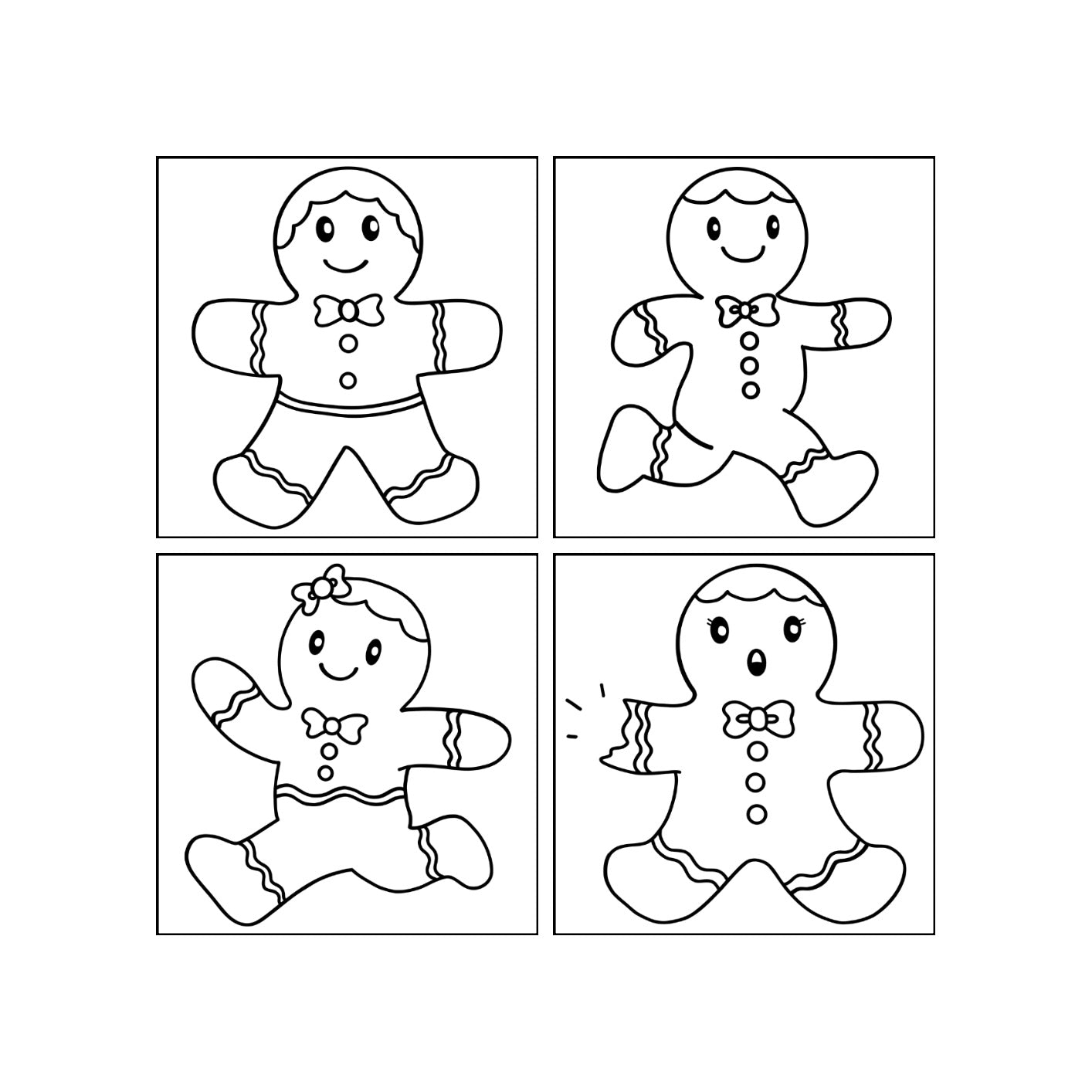 Magnet Colouring Activity Sets - Christmas