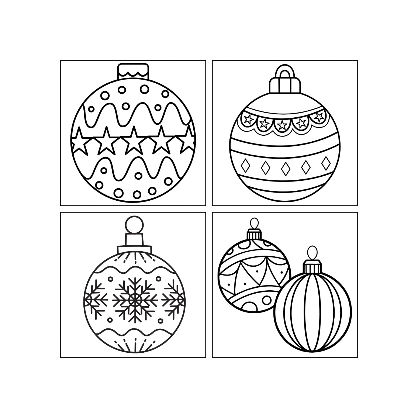 Magnet Colouring Activity Sets - Christmas