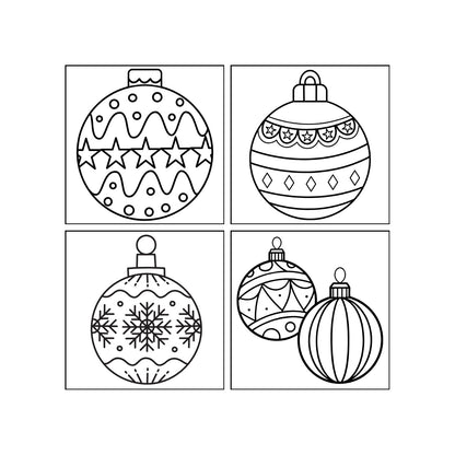 Magnet Colouring Activity Sets - Christmas