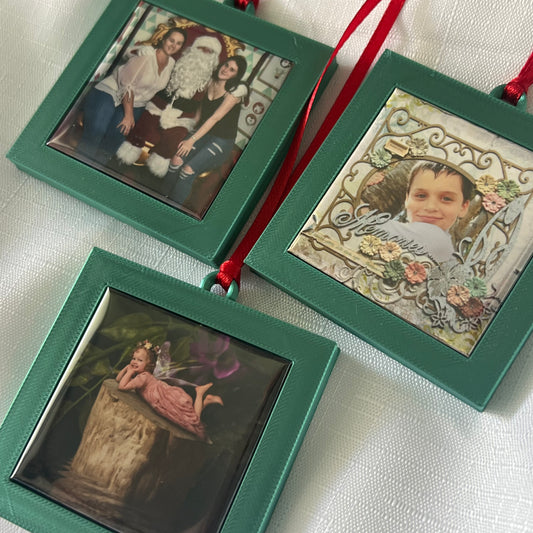 Square Magnet + Ornament Frame Combo Pack (50mmx50mm)