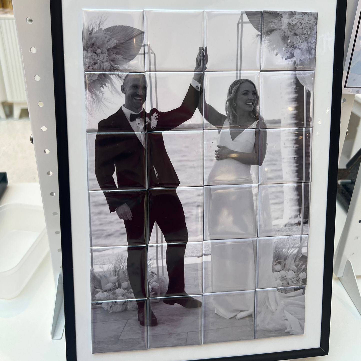 Custom Photo Mosaic Set - Split Image 2x2" Tile Display
