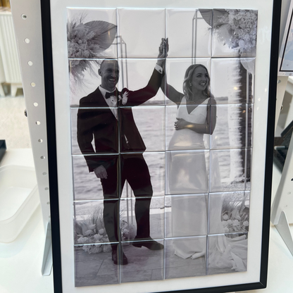 Custom Photo Mosaic Set - Split Image 2x2" Tile Display