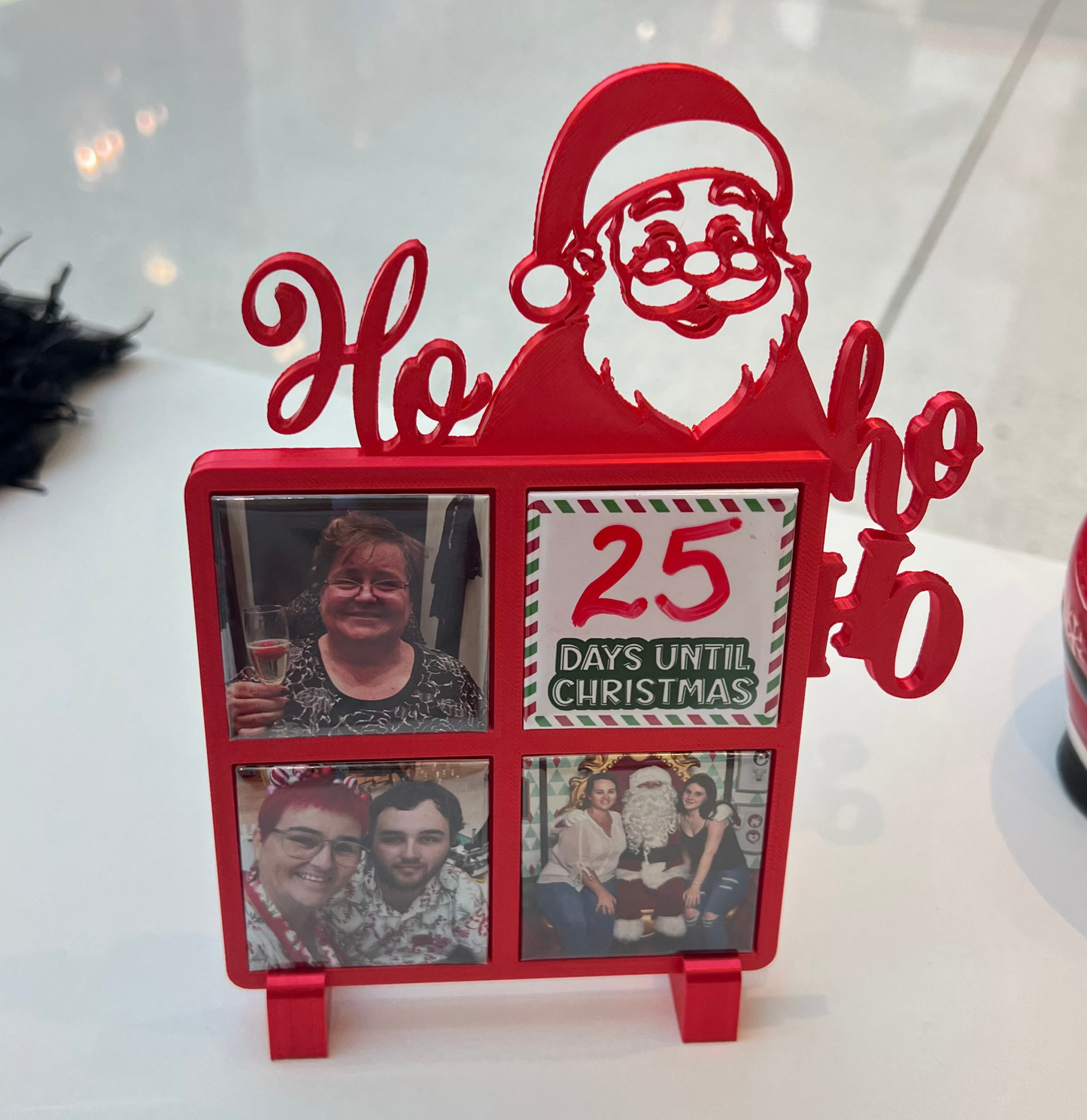 SANTA Fancy Frames Photo Magnet 2x2 (50mm) PREORDERS