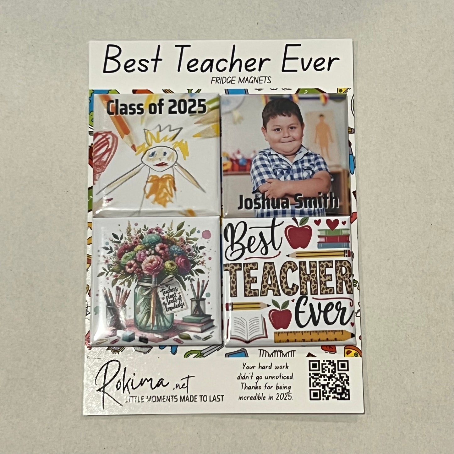 Teacher Appreciation Magnet Pack (2"x2")